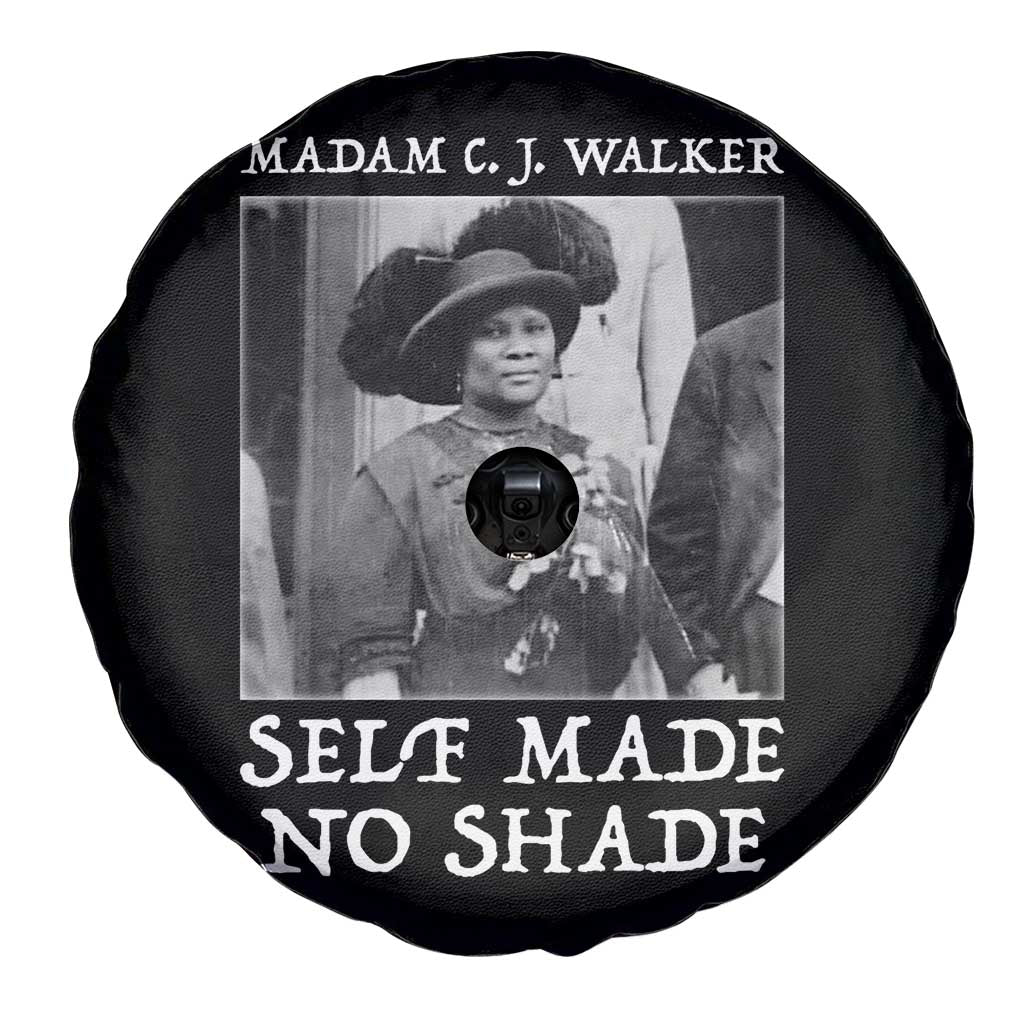 Madam CJ Walker Spare Tire Cover Self Made No Shade Female Empowerment - Wonder Print Shop