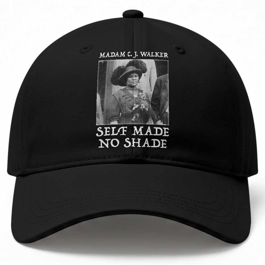 Madam CJ Walker Baseball Cap Self Made No Shade Female Empowerment