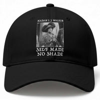 Madam CJ Walker Baseball Cap Self Made No Shade Female Empowerment