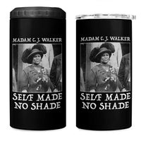 Madam CJ Walker 4 in 1 Can Cooler Tumbler Self Made No Shade Female Empowerment - Wonder Print Shop