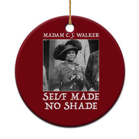 Madam CJ Walker Ceramic Ornament Self Made No Shade Female Empowerment - Wonder Print Shop