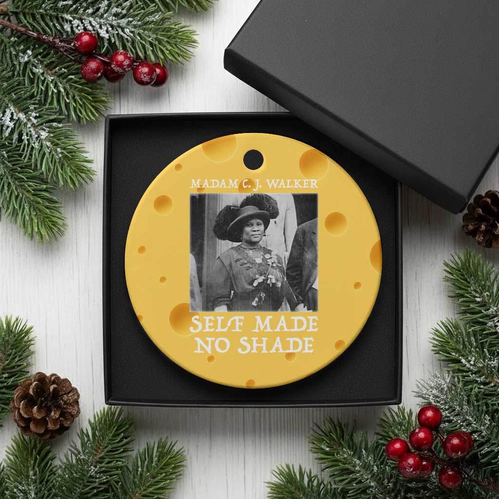 Madam CJ Walker Ceramic Ornament Self Made No Shade Female Empowerment - Wonder Print Shop