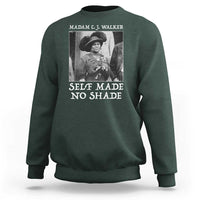 Madam CJ Walker Sweatshirt Self Made No Shade Female Empowerment - Wonder Print Shop