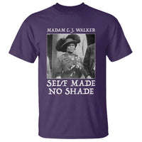 Madam CJ Walker T Shirt Self Made No Shade Female Empowerment - Wonder Print Shop