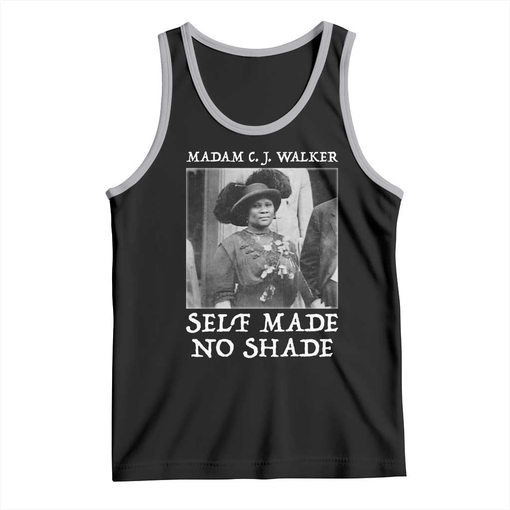 Madam CJ Walker Tank Top Self Made No Shade Female Empowerment - Wonder Print Shop