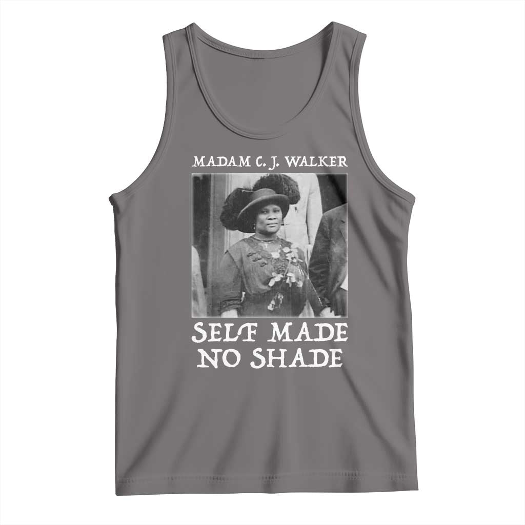 Madam CJ Walker Tank Top Self Made No Shade Female Empowerment - Wonder Print Shop