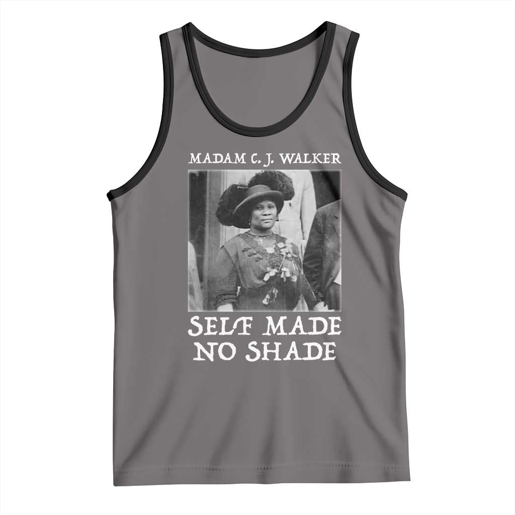 Madam CJ Walker Tank Top Self Made No Shade Female Empowerment - Wonder Print Shop