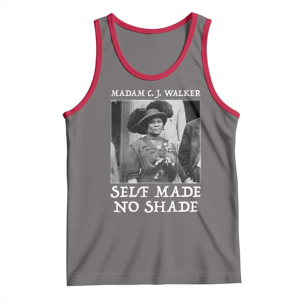 Madam CJ Walker Tank Top Self Made No Shade Female Empowerment - Wonder Print Shop