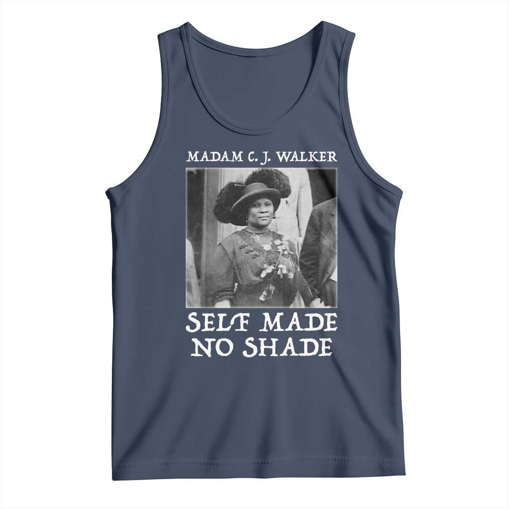 Madam CJ Walker Tank Top Self Made No Shade Female Empowerment - Wonder Print Shop