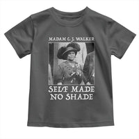 Madam CJ Walker Toddler T Shirt Self Made No Shade Female Empowerment - Wonder Print Shop
