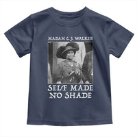 Madam CJ Walker Toddler T Shirt Self Made No Shade Female Empowerment - Wonder Print Shop