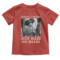 Madam CJ Walker Toddler T Shirt Self Made No Shade Female Empowerment - Wonder Print Shop