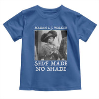 Madam CJ Walker Toddler T Shirt Self Made No Shade Female Empowerment - Wonder Print Shop