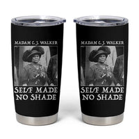 Madam CJ Walker Tumbler Cup Self Made No Shade Female Empowerment - Wonder Print Shop