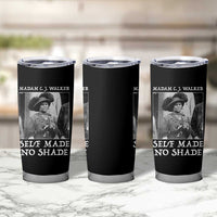 Madam CJ Walker Tumbler Cup Self Made No Shade Female Empowerment - Wonder Print Shop