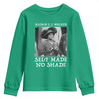 Madam CJ Walker Youth Sweatshirt Self Made No Shade Female Empowerment - Wonder Print Shop