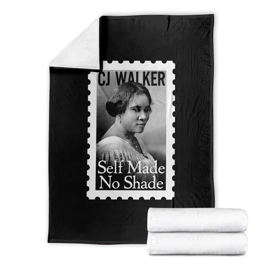 Madam CJ Walker Throw Blanket Strong Black Woman Leader - Wonder Print Shop