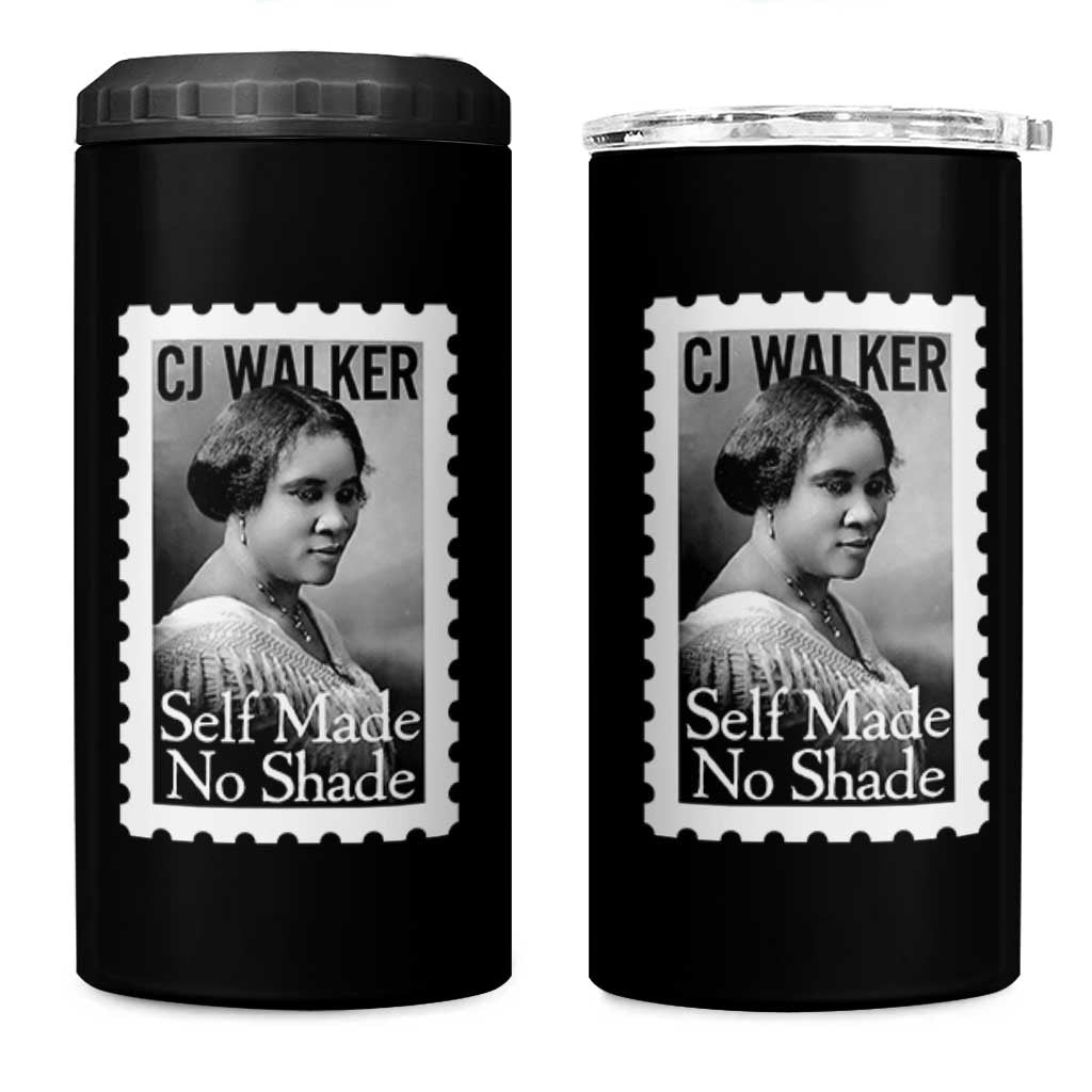 Madam CJ Walker 4 in 1 Can Cooler Tumbler Strong Black Woman Leader - Wonder Print Shop
