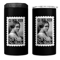 Madam CJ Walker 4 in 1 Can Cooler Tumbler Strong Black Woman Leader - Wonder Print Shop