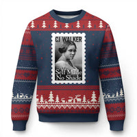 Madam CJ Walker Ugly Christmas Sweater Strong Black Woman Leader - Wonder Print Shop