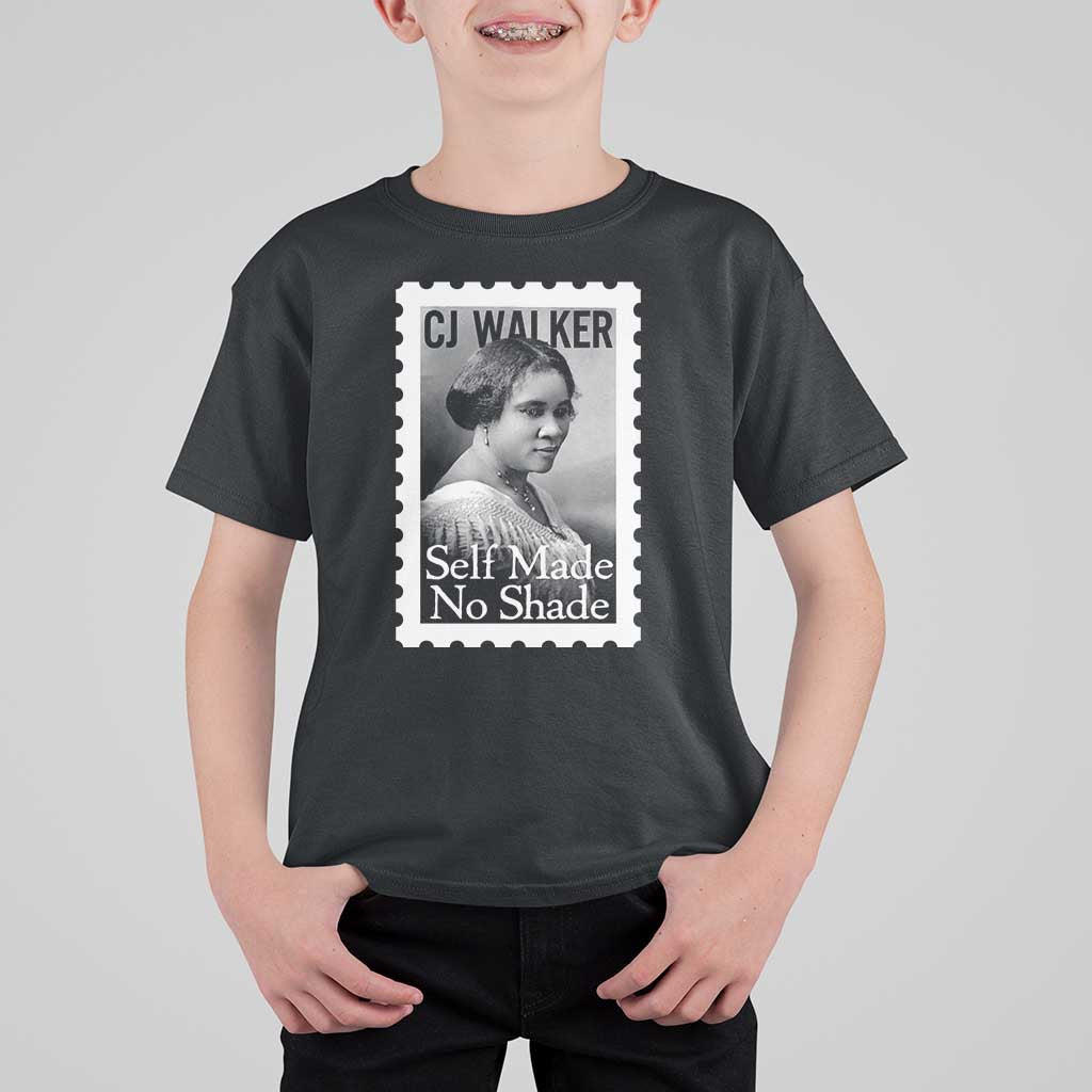 Madam CJ Walker T Shirt For Kid Strong Black Woman Leader - Wonder Print Shop