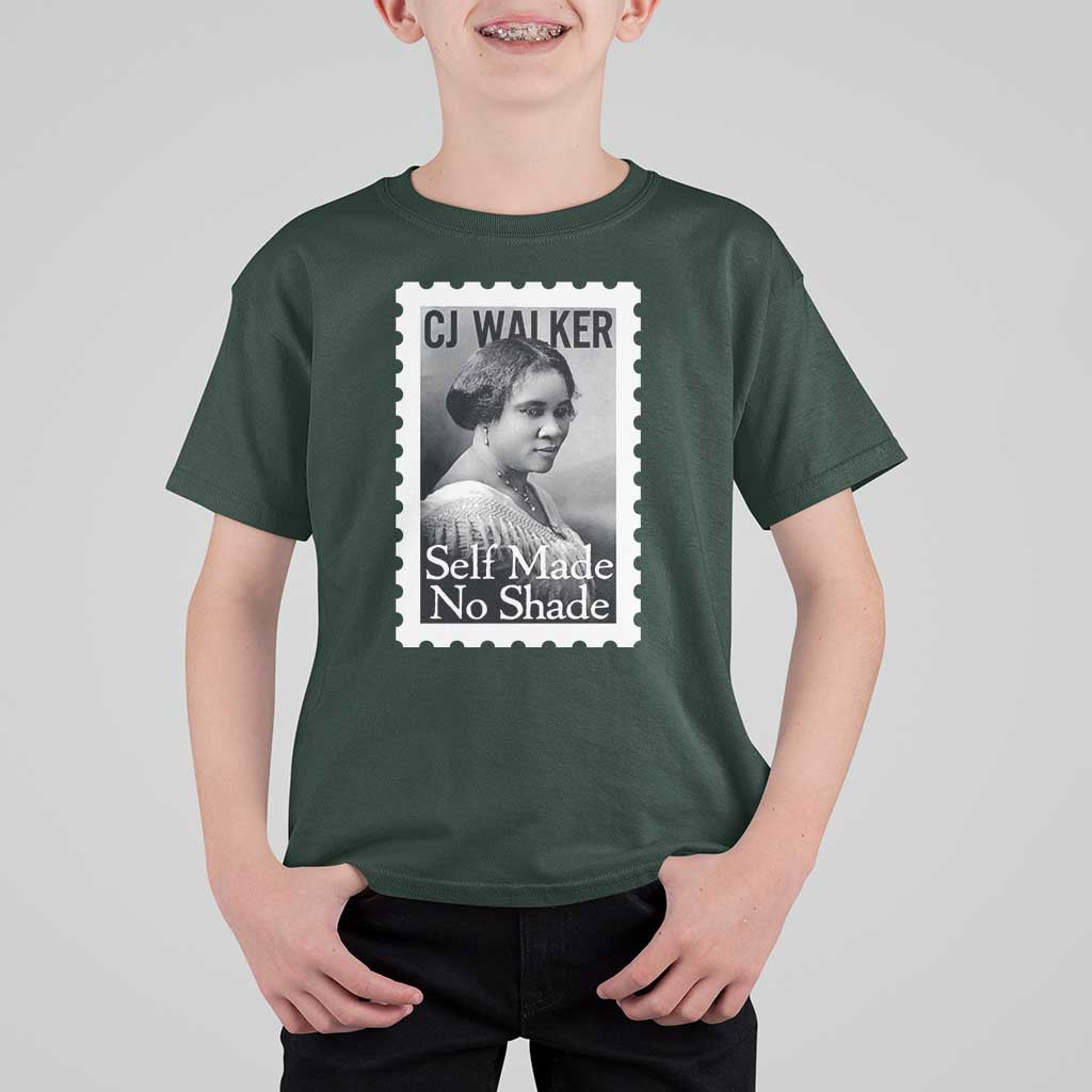 Madam CJ Walker T Shirt For Kid Strong Black Woman Leader - Wonder Print Shop