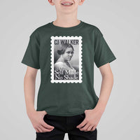 Madam CJ Walker T Shirt For Kid Strong Black Woman Leader - Wonder Print Shop