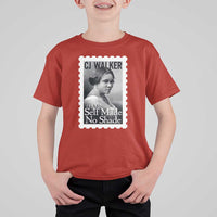Madam CJ Walker T Shirt For Kid Strong Black Woman Leader - Wonder Print Shop