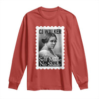 Madam CJ Walker Long Sleeve Shirt Strong Black Woman Leader - Wonder Print Shop