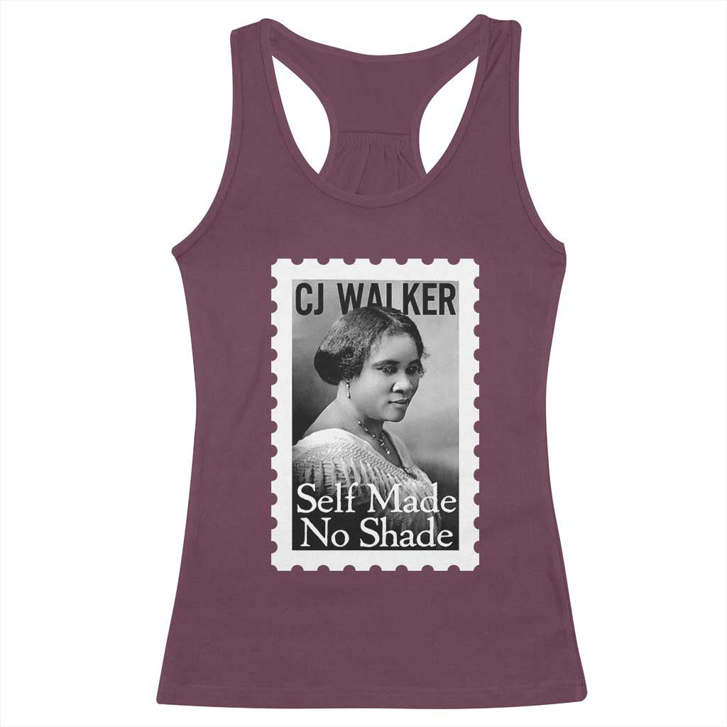 Madam CJ Walker Racerback Tank Top Strong Black Woman Leader - Wonder Print Shop