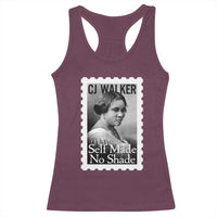 Madam CJ Walker Racerback Tank Top Strong Black Woman Leader - Wonder Print Shop