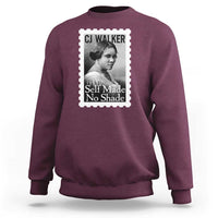 Madam CJ Walker Sweatshirt Strong Black Woman Leader - Wonder Print Shop