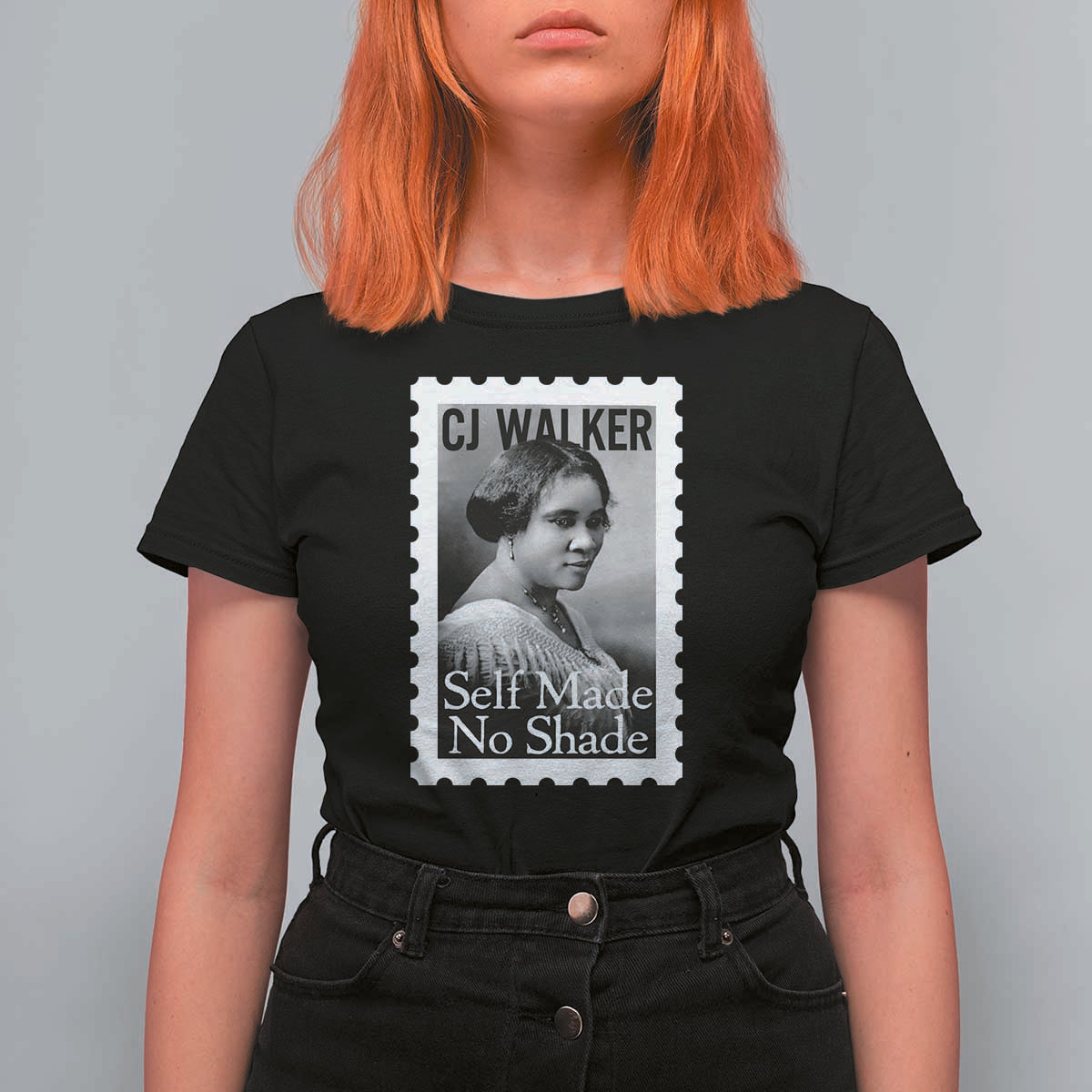 Madam CJ Walker T Shirt For Women Strong Black Woman Leader - Wonder Print Shop