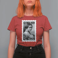 Madam CJ Walker T Shirt For Women Strong Black Woman Leader - Wonder Print Shop