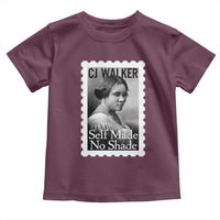 Madam CJ Walker Toddler T Shirt Strong Black Woman Leader - Wonder Print Shop