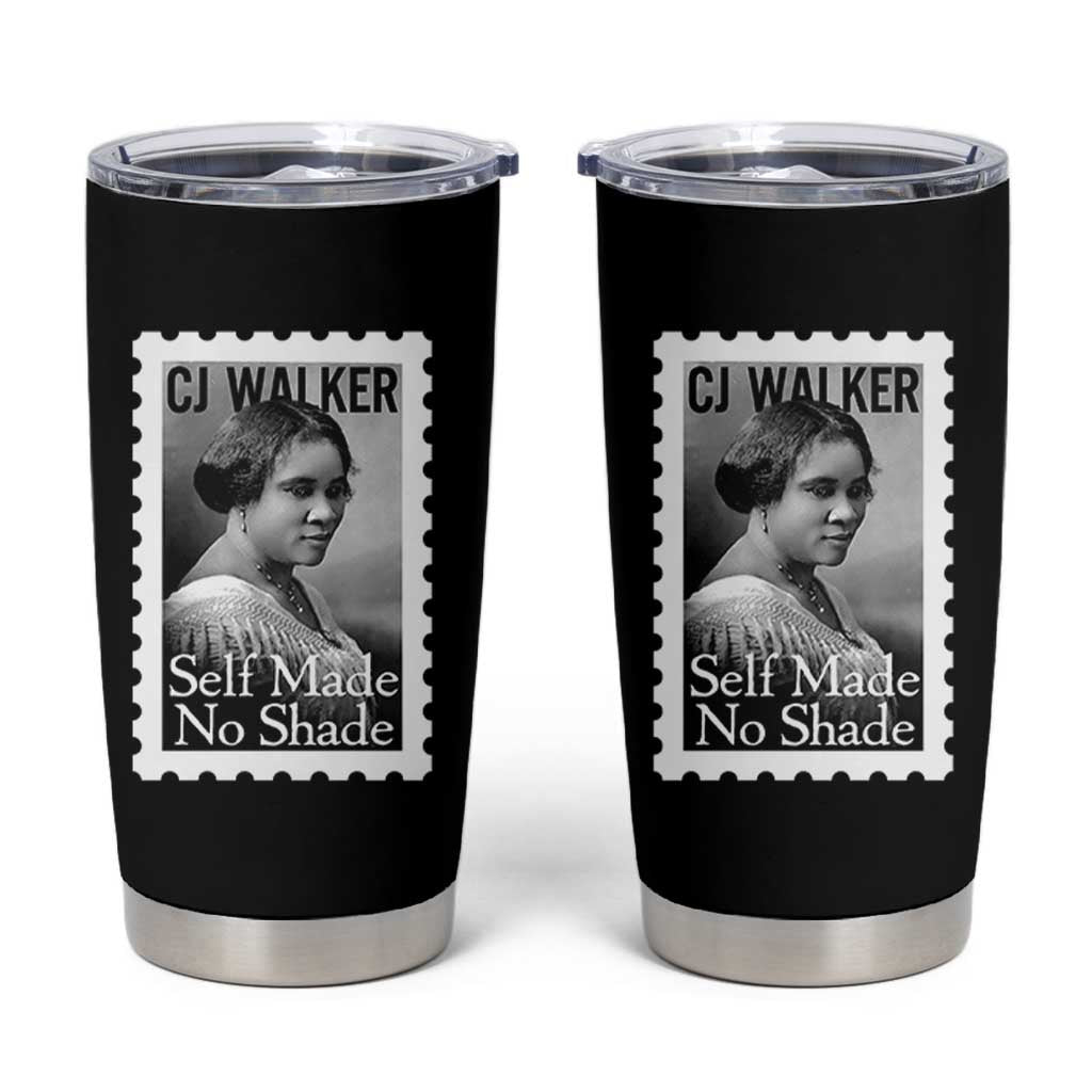 Madam CJ Walker Tumbler Cup Strong Black Woman Leader - Wonder Print Shop