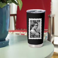 Madam CJ Walker Tumbler Cup Strong Black Woman Leader - Wonder Print Shop
