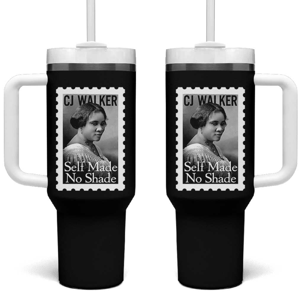 Madam CJ Walker Tumbler With Handle Strong Black Woman Leader - Wonder Print Shop