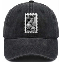 Madam CJ Walker Washed Cotton Baseball Cap Strong Black Woman Leader