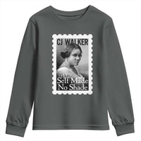 Madam CJ Walker Youth Sweatshirt Strong Black Woman Leader - Wonder Print Shop