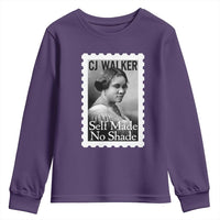 Madam CJ Walker Youth Sweatshirt Strong Black Woman Leader - Wonder Print Shop