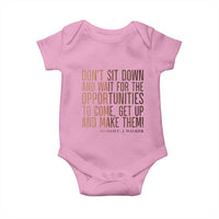 Madam CJ Walker Quote Baby Onesie Get Up And Make Opportunities - Wonder Print Shop