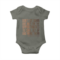 Madam CJ Walker Quote Baby Onesie Get Up And Make Opportunities - Wonder Print Shop