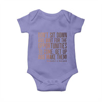 Madam CJ Walker Quote Baby Onesie Get Up And Make Opportunities - Wonder Print Shop