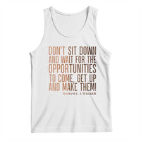 Madam CJ Walker Quote Tank Top Get Up And Make Opportunities - Wonder Print Shop