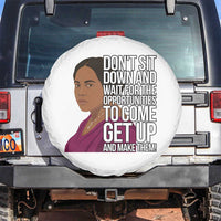 Madam CJ Walker Quote Spare Tire Cover Do Not Sit Down And Wait For Opportunities - Wonder Print Shop