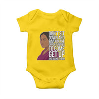 Madam CJ Walker Quote Baby Onesie Do Not Sit Down And Wait For Opportunities - Wonder Print Shop