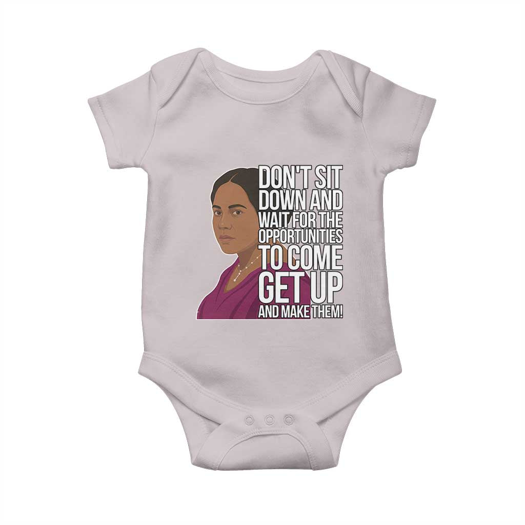 Madam CJ Walker Quote Baby Onesie Do Not Sit Down And Wait For Opportunities - Wonder Print Shop