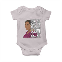 Madam CJ Walker Quote Baby Onesie Do Not Sit Down And Wait For Opportunities - Wonder Print Shop