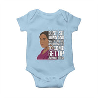 Madam CJ Walker Quote Baby Onesie Do Not Sit Down And Wait For Opportunities - Wonder Print Shop